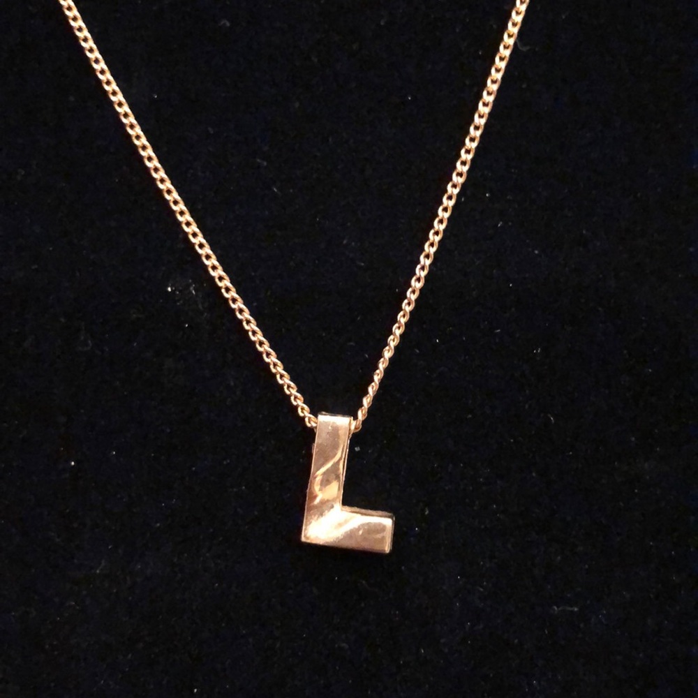 Letter “L” Gold Initial